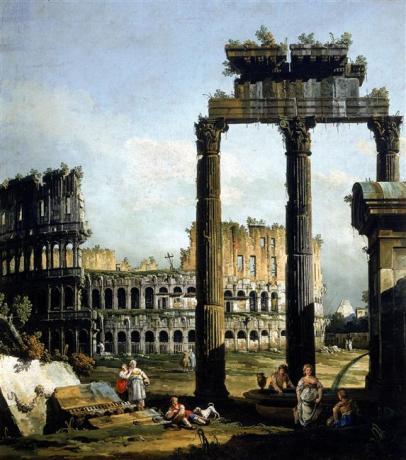 Rome Colisée Canaletto